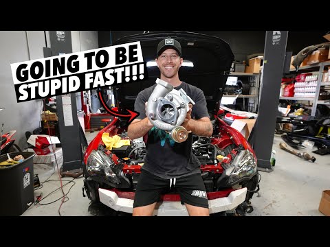 Adding a MASSIVE Turbo to the BRZ! (Installation!)