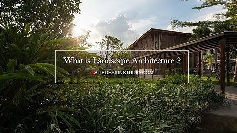 What is Landscape Architecture โดย ทศเธนศ ลือกิจนา