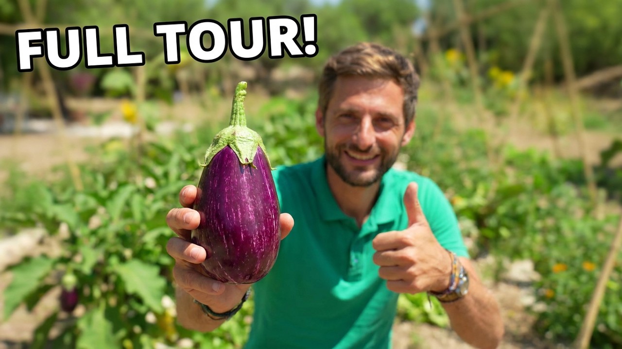 Come walk through the Organic Food Garden with me (Garden Tour & Gardening Tips)