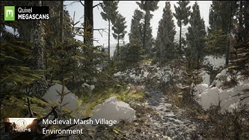 Unreal Engine 5 Tutorial |Creating & Setting up Medieval Marsh Village Open World Environment In UE5