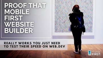 Proof That Mobile First Website Builder Really Works you just need to test their speed on web.dev