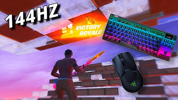 Steelseries Apex Pro TKL ASMR Chill😴Satisfying Fortnite Omnipoint Switch🤩| 144 FPS Smooth 4K| Ryzu 🏆