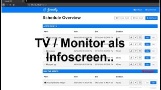 Eigene Infoscreens mit dem Raspberry Pi 