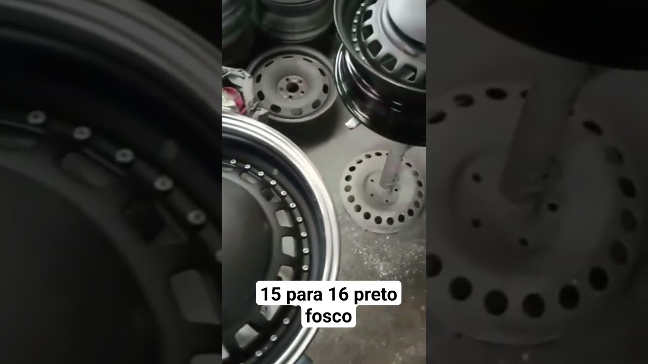roda Fusca taluda 15 para 16 preto fosco! Tozaki garage whats 11 930488887