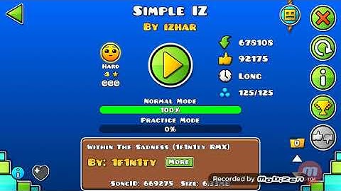 Simple IZ- geometry dash world
