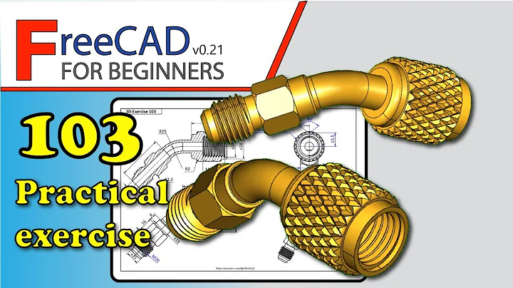 FreeCAD 0.20-0.21 Beginners tutorial: practical exercise 103