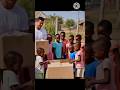 Ronaldo distributes gifts among gifts #viral #cr7 #ronaldo #gifts#kids#football#motivation