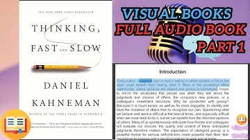 Thinking Fast And Slow ¦ Part 1 ¦ Book by Daniel Kahneman ¦ Mind Blowing Insights ¦ Visual books