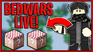 🔴Live Win Robux Every 10 New Subs| Roblox Bedwars Custom Matches| Roblox Bedwars New Update🔴