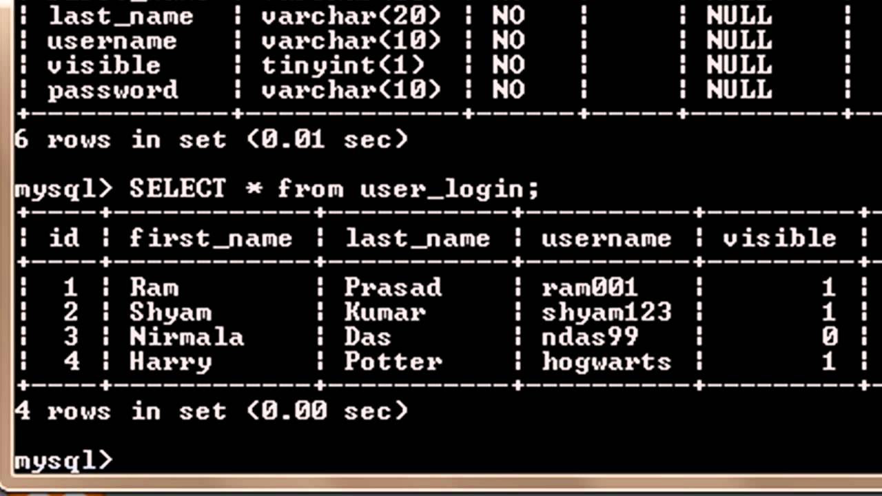 insert mysql  New 2022  MySQL Tutorial for Beginners - 3 - Selecting Data from Tables in a Database