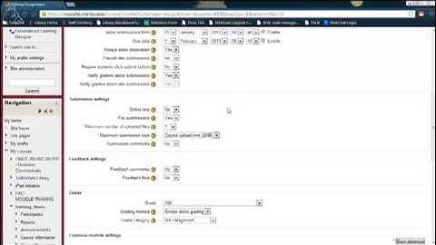 Adding Assignments to Moodle 2.3