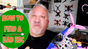 How to find a Bad ESC on your QuadCopter
