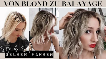 Wird bei Balayage der Ansatz gefärbt?