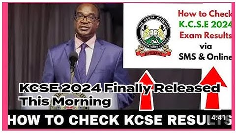 KCSE 2024 Finally Released This Morning😱 This Is How To Check KCSE Results 🙏🙏"Wameanguka Sana" #kcse