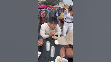 Food eating contest gone wrong😅