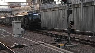 東急5080系5182編成各停海老名行&相鉄8000系8711編成回送&9000系9705編成快速横浜行　西谷駅発車&到着