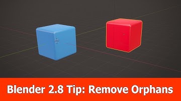 Blender 2.8 Tip : Remove Orphans e.g. Unused Materials