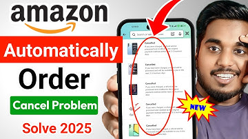 Amazon order cancelled automatically | Amazon order cancel problem | Amazon automatic order cancel