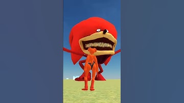 Nextbots in Playground Mod SONIC SHADOW AND KNUCKLES #sonic #shadow #nextbots