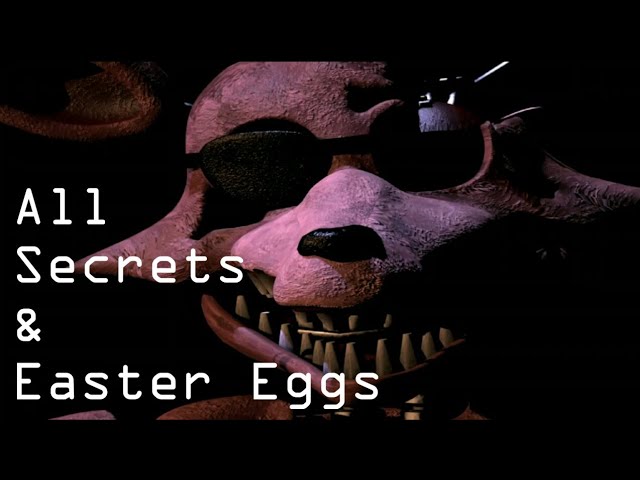 ALL EASTER EGGS & SECRETS - Ultimate Custom Night 