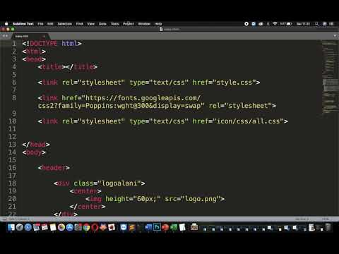 Sublime Text 3 Daha Önce Hazırlanmış Dosya veya Klasörü Açma