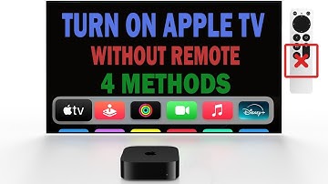 HOW TO TURN ON APPLE TV WITHOUT REMOTE ! 4 Methods