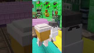 Italian Brainrot Mobs vs Obstacle Trap Course 2 ! #minecraft #brainrot #italianbrainrot