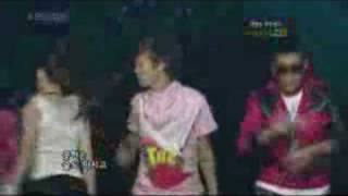Wonder Girls & Big Bang Tell Me & Lies Special Stage @ Music Bank 071005