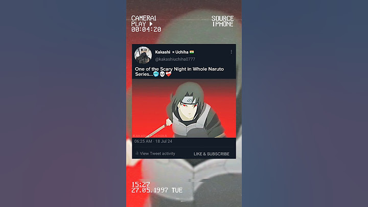 Itachi Uchiha killed his clan 🤯