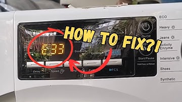 Media Front Load Inverter Washing Machine With E33 Error
