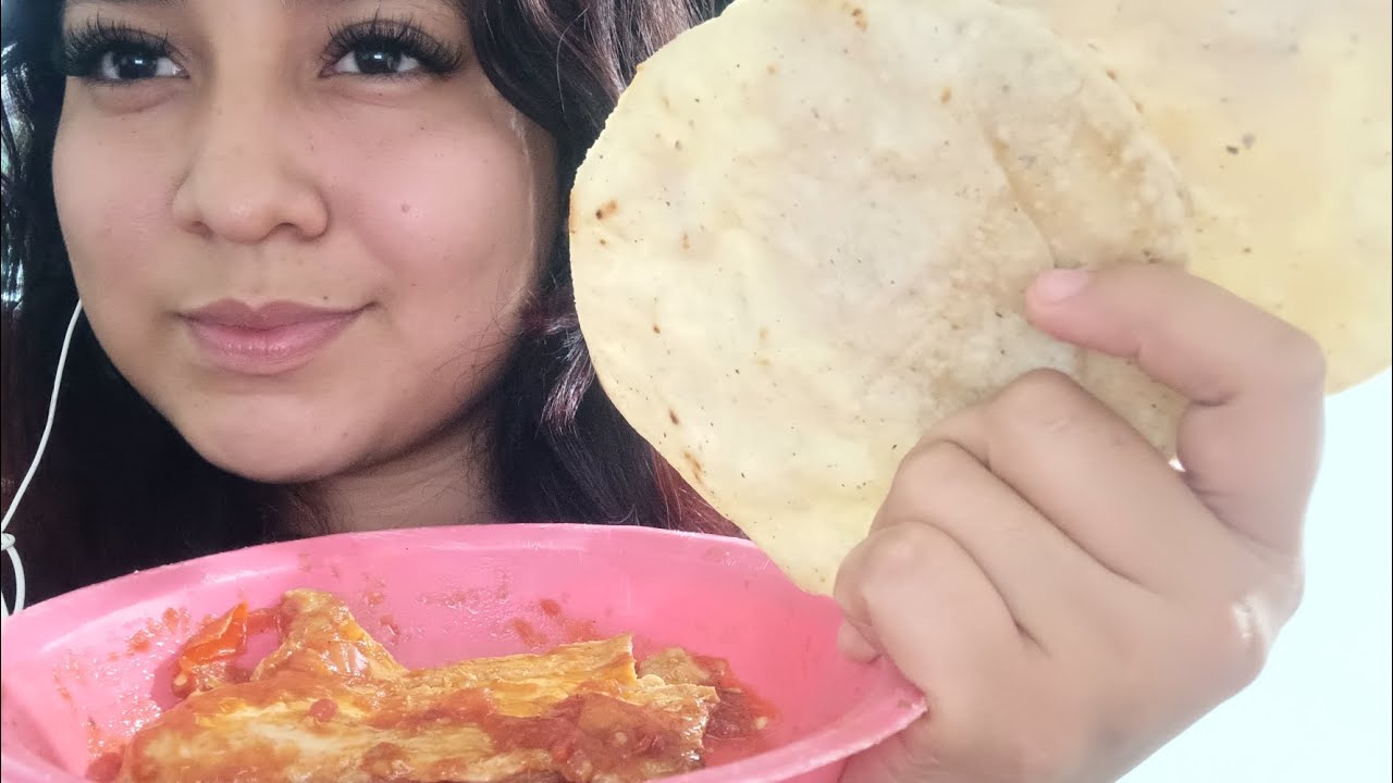 ASMR COMIENDO BISTEC 🥩 A LA MEXICANA 🍅 🧅🌶️🤭😋☺️ #asmr