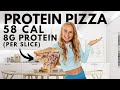 HIGH PROTEIN LOW CAL PROTEIN PIZZA (350 cal for FULL PIZZA) Delicious easy & quick anabolic recipe.