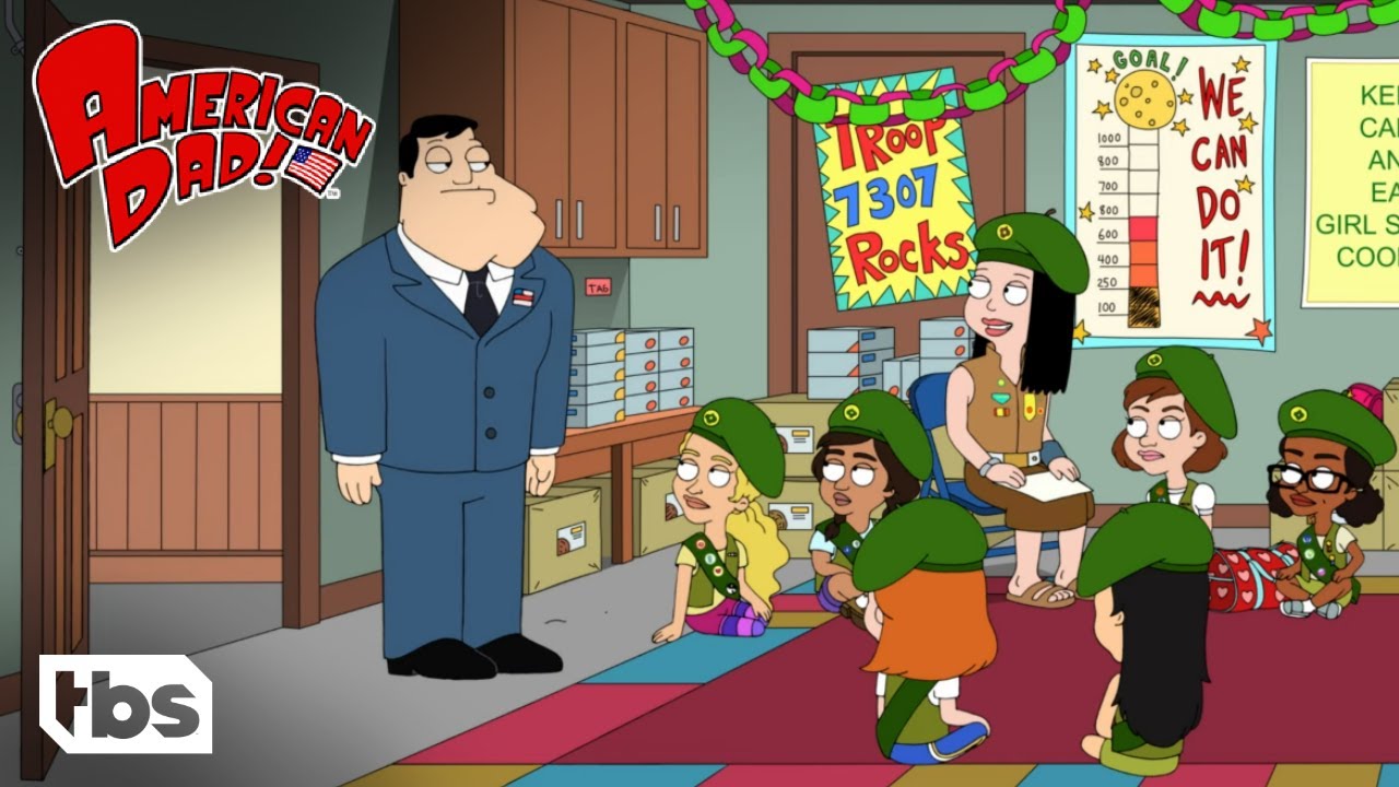 Stan Joins Hayley In Leading The Girl Scouts (Clip) | American Dad | TBS
