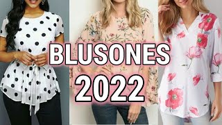 BLUSONES Y BLUSAS LARGAS DE MODA 2022 / BLUSAS LARGAS Y BLUSONES EN  TENDENCIA DE MODA 2022 BLUSONES - YouTube