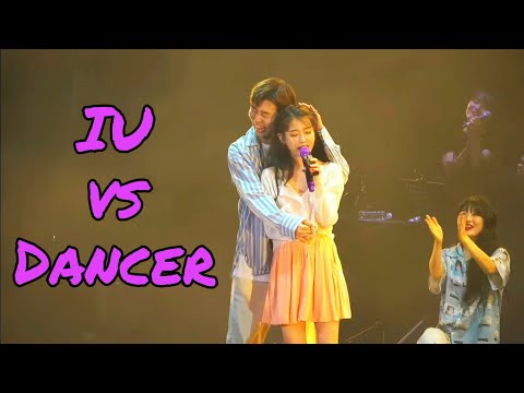 IU vs Dancer | Sweet moment between IU and her dancer