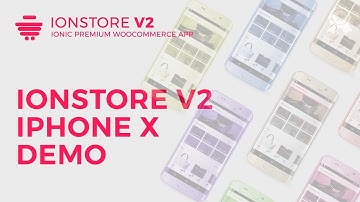 Ionstore 2 Tabs - Ionic WooCommerce Apps - iPhone X
