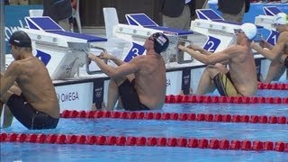 Swimming Men's 100m Backstroke Semifinals Replay - London 2012 Olympic Games screenshot 5