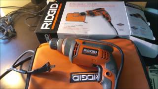 Corded Drill by RIDGID Model R7001 Review R70011