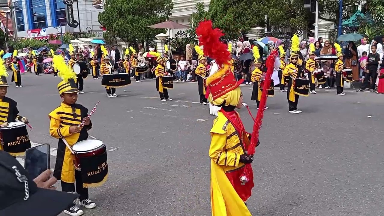 Dirgahayu HUT RI ke 80 Bukittinggi Drum Band SD 08 Kubu Tanjung