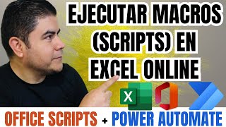 Ejecutar macros (Office Scripts) de Excel usando Power Automate