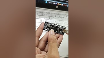 Blinking of an LED using STM32 black pill board.......