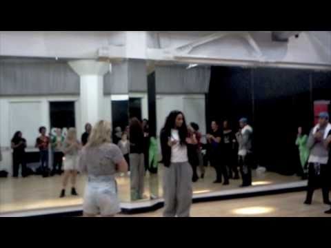 Dance Class gets a Suprise Visit from Ciara.