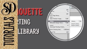 Exporting your Silhouette Studio library