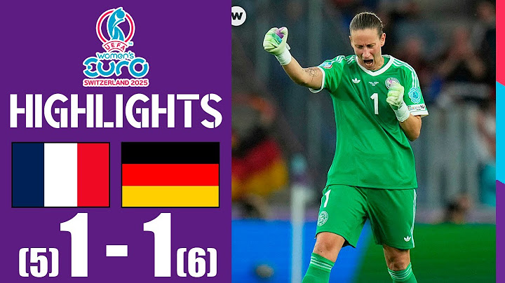 Penalty Shootout : France vs Germany | 1-1 PEN 5-6 | Highlights | Women's Euro 2025 | germany france