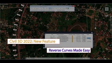 Civil 3d 2022 New Features Reverse Curves made Easy