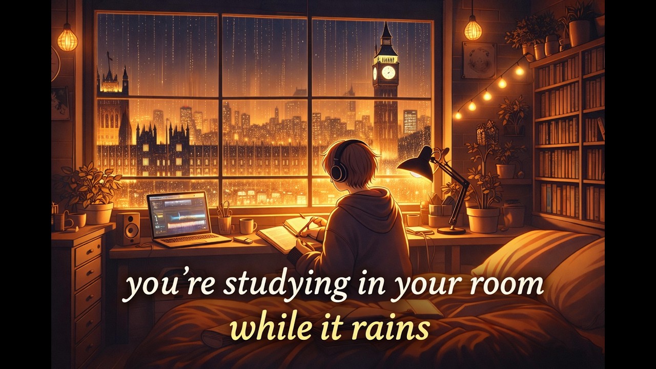 London Rain Lofi 🌧️ | Deep Focus Beats for Study & Relaxation (1 Hour ...