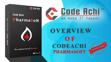 Overview of CodeAchi PharmaSoft Software