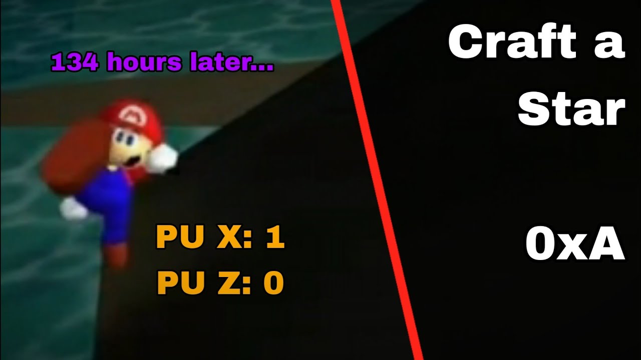 SM64: Last impact - Craft a star (0x A presses)