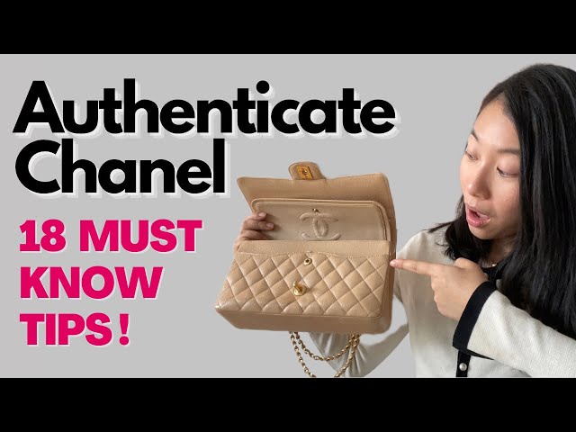 WAYS TO AUTHENTICATE A CHANEL CLASSIC FLAP BAG 