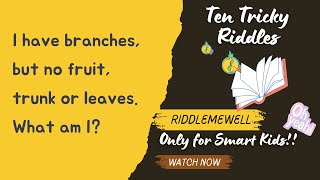 Ten tricky riddles for smart kids!! Hey Kids Can you Guess? Riddle challenge